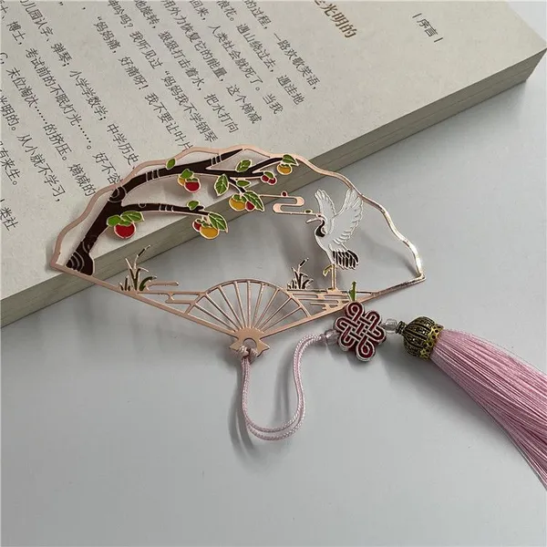 Custom Bookmarks For Metal Crafts Books Die Casting Gold Plated Metal Book Marks Bookmark photo-5