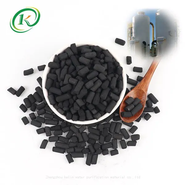 Impregnated Sulfur KOH NaOH Phosphoric Acid Potash Copper Oxide Formaldehyde Pellets Columnar Cylinder Activated Carbon photo-3
