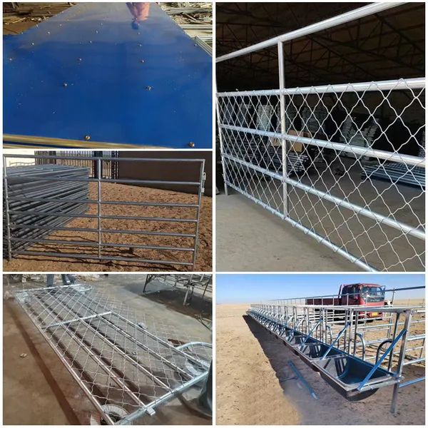 Durable Galvanized Metal Steel Animal Fence Livestock Corral Panel Goat Sheep Pen Panels / Cattle Yard Horse Yard Panels photo-6