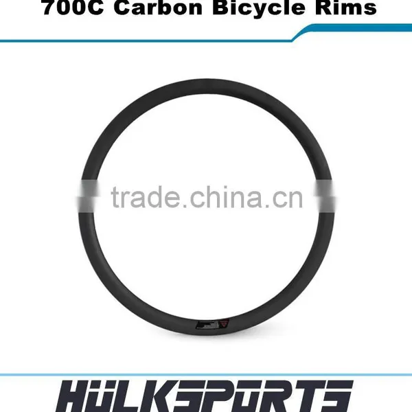 Wholesale Carbon Bike Tubular Rim 38mm Profile 700c Carbon Bicycle Rims 16-36 Holes Road Bicycle Wheels Quality Choice photo-2
