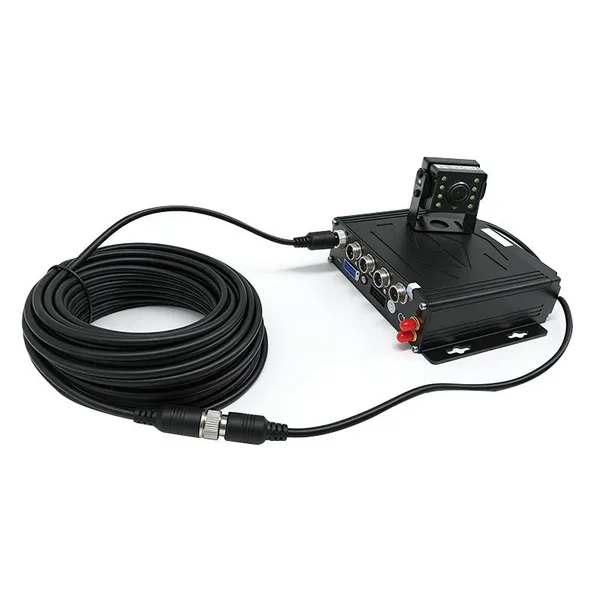 4-core M12 Aviation Plug Cable for Truck On-board Reversing Monitoring Camera Power and Video Cable, Dedicated for Reversing Image photo-3