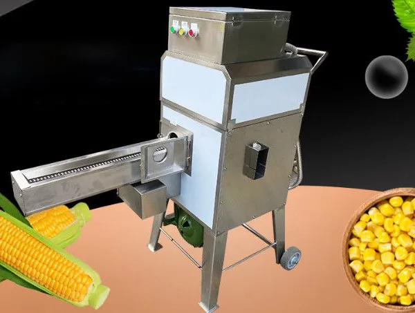 Maize Thresher Sweet Corn Threshing Machine Fresh Corn Sheller photo-2