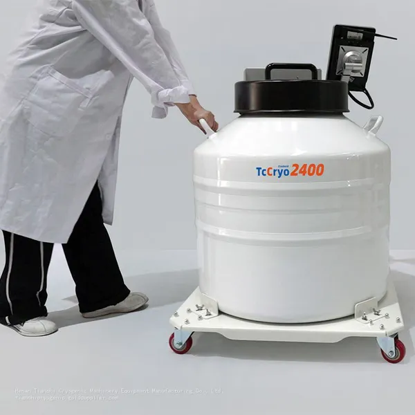 Malaysia Cryobank 3600 Small Vapor Phase Liquid Nitrogen Freezer TcCryo 115L Liquid Nitrogen Dewar photo-5