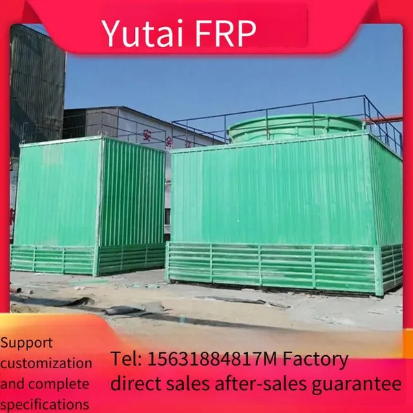Fiberglass Reinforced Plastic Cooling Tower Packing, Spray Type, Square Reinforced Concrete Frame, Large-scale Industrial Water-cooled Cooling Tower photo-4