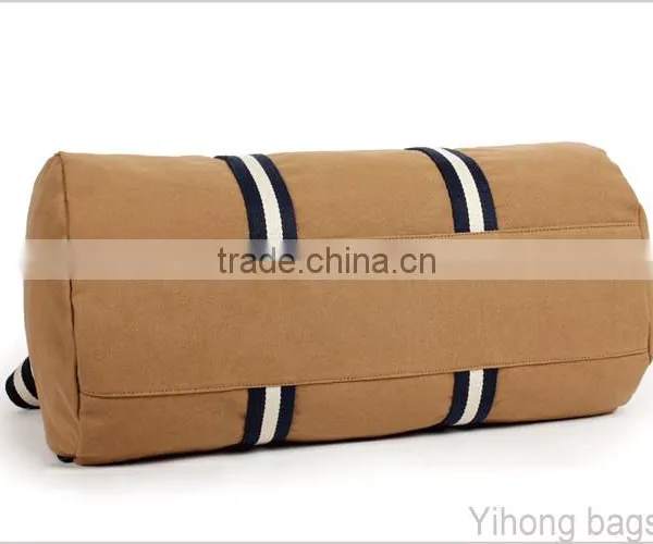 Simple Canvas Leather Duffle Bag photo-4