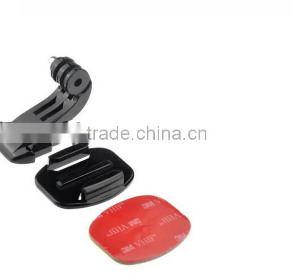 Wholesale Helmet Curved Surface & Mount( 3M Sticker)for Go Pro /3/2/1 ,sports Camera Mount for go Pro he ro 4 Accessories