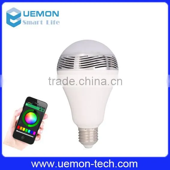 2016 Hot Sales Smart Home Products in China Market E27 Bluetooth Speaker Music Led Blub . photo-2