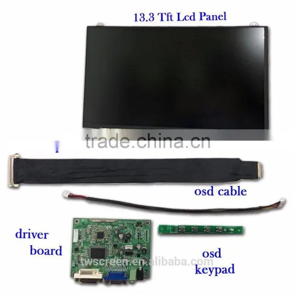 13.3" Lcd Module with 1920x1080 resolution plus Lcd Driver Board