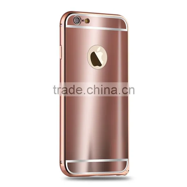 XNE 24K Plated Metal Hard Bumper Case for IPhone 6s 2in1 Luxury High Quality PC 360degree Full Back Cover for IPhone 6 4.7 photo-5