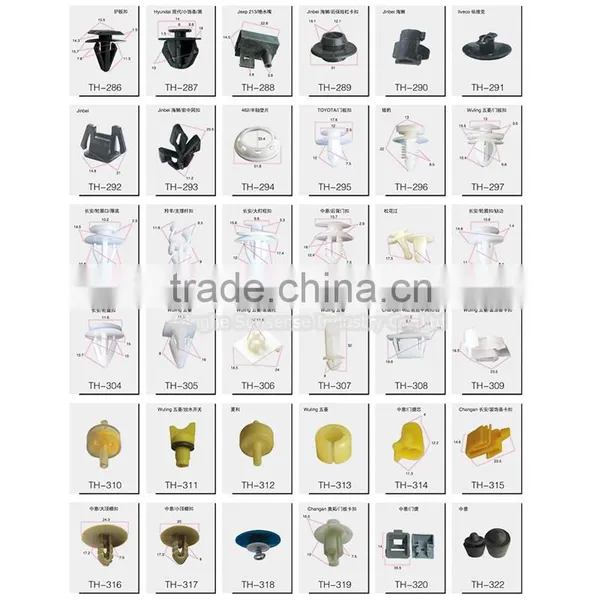 Janpanese Auto Clips Wide Range Plastic Car Window Clips Plastic Clips For Honda photo-4