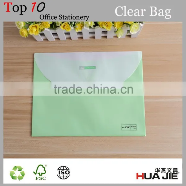 Custom PP Plastic 18 Micrometers Clear File Document Bag photo-6