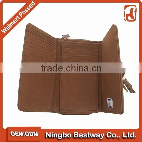 Fashion Leather Teen Wallets/Faux Leather Travel Wallet /Cheap Wallets for Girls photo-3