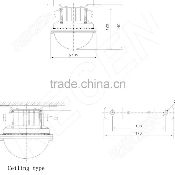 5*1w IP65 China Manufacture Solid Maintenance-free Micro Water Proof Mini Size Led Explosion Proof Light photo-5