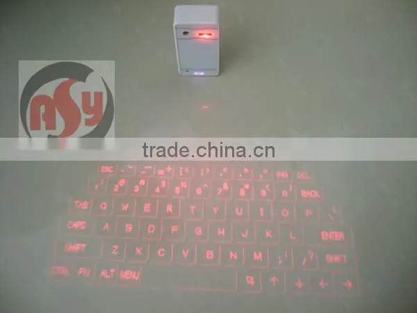 Wireless Bluetooth Laser Projection Virtual Keyboard English Ultra Portable Mini Keyboard For Lenovo Iphone Huawei photo-2