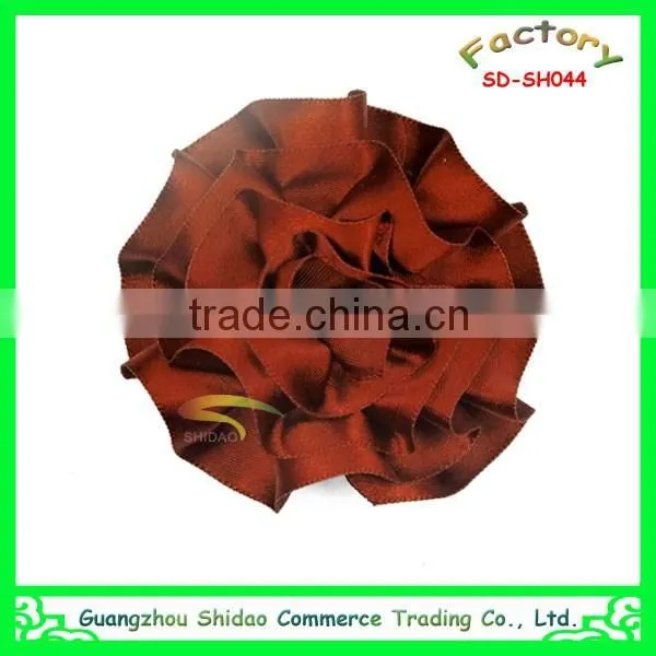 Flower Lace Chiffon Trimming Accessory High Decoration Wedding Bridal Chiffon Flower Hair Accessories Decoration photo-3