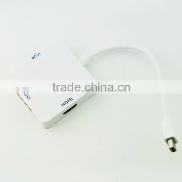 High Speed Mini dp to Hdmi Vga Dvi Adapter With Audio Video Data Transmission photo-5