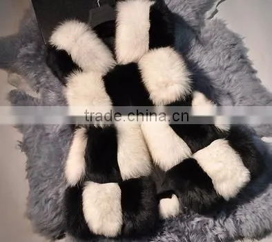 New 2015 Winter Vest Women Artifical Fox Fur Vest High-Grade Fur Coat Fashion Women Clothes photo-3