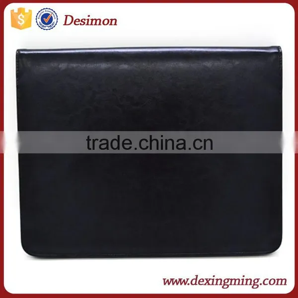 Custom pu Leather Bottom Bag Magnetic Button Leather Laptop Sleeve photo-5