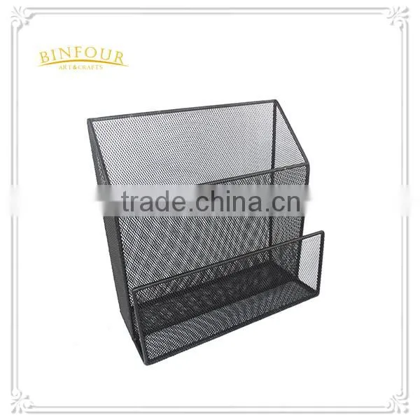 Table Standing 2 Mesh Pockets Metal Book Stand photo-5