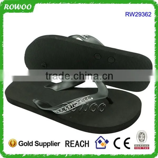 EVA Foam Rubber Beach Flip Flops,men Indoor Black Flip Flops photo-2