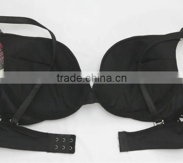 Stylish Satin Tape Ladies Push Up Xxx Sexy Bra photo-2
