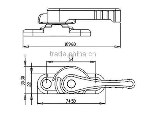 Crescent Lock For Sliding Window,Window Hardware photo-2