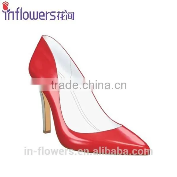 Classical Style Handmade Patent Leather Pointed Toe Ladies Prom Shoes,fancy Ladies Shoes