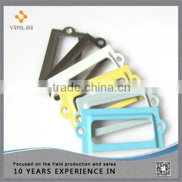 Hot Sales 21x49mm Metal Colorful Label Holder photo-2