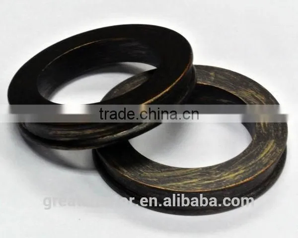 High Quality Rope Curtain Rings Hooks Clips Wooden Curtain Rods photo-4
