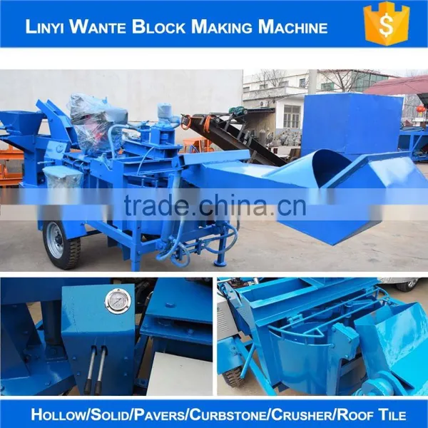 2016 WANTE BRAND TWIN--M7MI Hydraulic Block Machine Delivering to Uganda photo-3