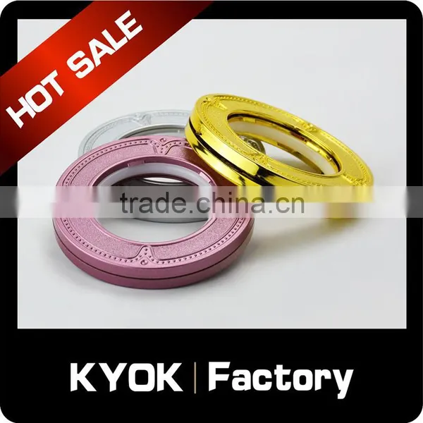 KYOK Eyelet Curtain Rings 36mm Diam Select Colour for 28mm Pole,Bathroom Metal Curtain Rod Holder Accessories photo-5