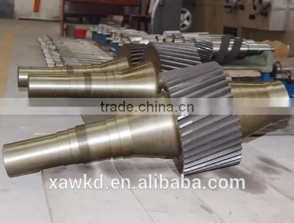 Hangji Brand High Quality Spare Parts Gear Shaft for Rolling Mill photo-4