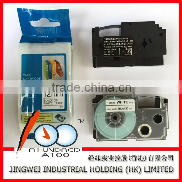 Tape Cartridge for Label Printer XR-9YW Black on Yellow 9mm Compatible Casio EZ Label Printer Tape photo-3