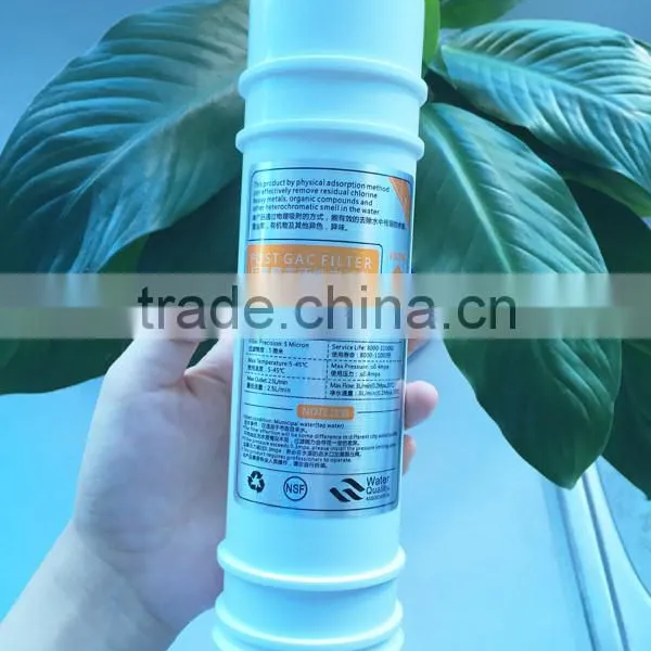 10'' Post Carbon Filter Water Filter Cartridge With Shell for Reverse Osmosis Water Purifier Water Filter Assembly Parts photo-2