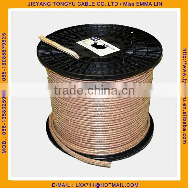 Clear Wires and Cables Gold Silver Speaker Wire photo-2
