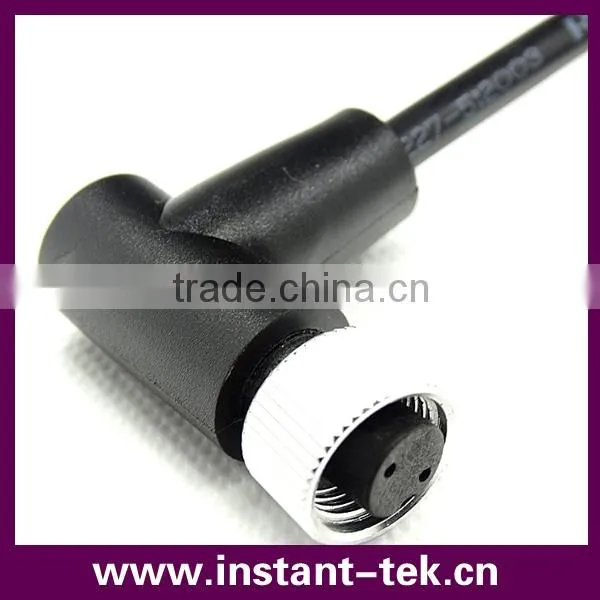INST 3 Pin M12 Male Female 5amp Cable Connector photo-3