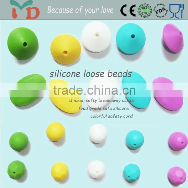 BPA Food Grade Silicone Teething Beads Wholesale photo-3