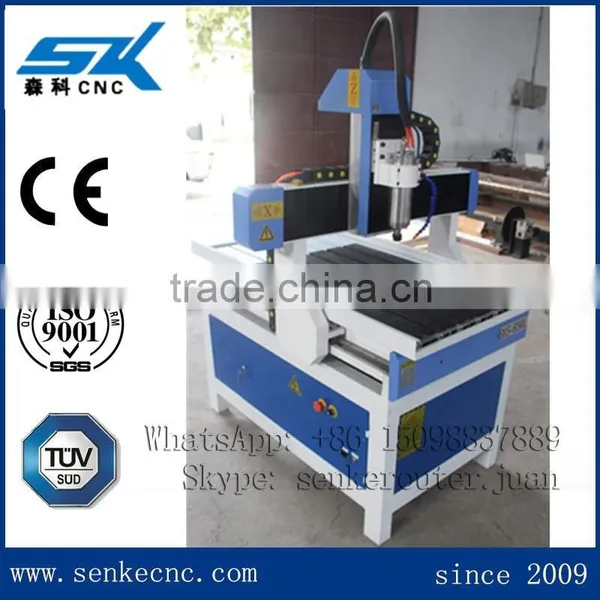 Rotary Axis With Small Metal Engraving Machine Cnc Router 6090 for Aluminum photo-2