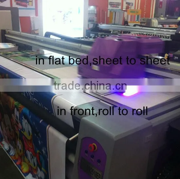 uv Flatbed Printer Machine for Roll to Roll and Sheet to Sheet