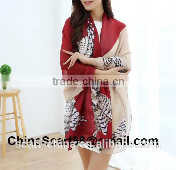 Wholesale Owl Print Scarf photo-3