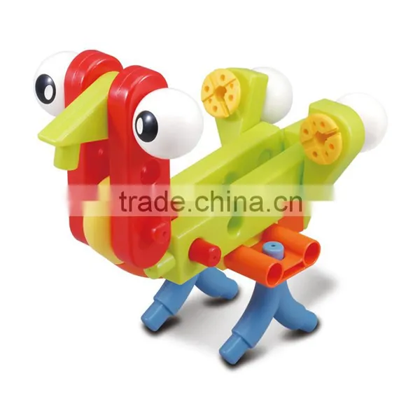 43PCS Assembling Plastic Connecting Toys Blocks photo-4
