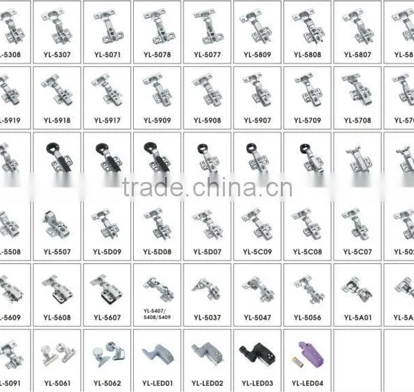 Types of Furniture Hinges Hidden Hinges Kitchen Cabinet Hardware Hinges photo-2