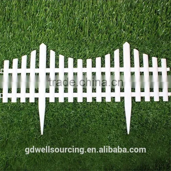 White Fence Plastic Fence Garden Fencing Wholesale Foldable Green Garden Fence Good Quality Plastic Garden Gate photo-3