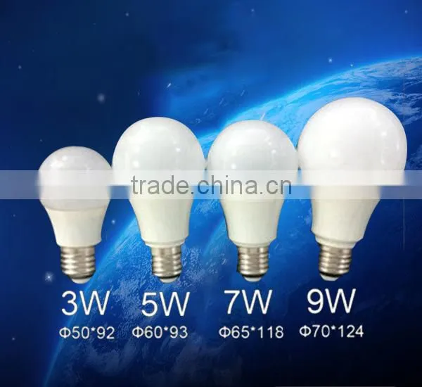 Free Sample!!! 3w 5w 7w 9w 12w LED Bulb Lamp B22 E27 LED Light Bulb/ LED Bulb E27 photo-2