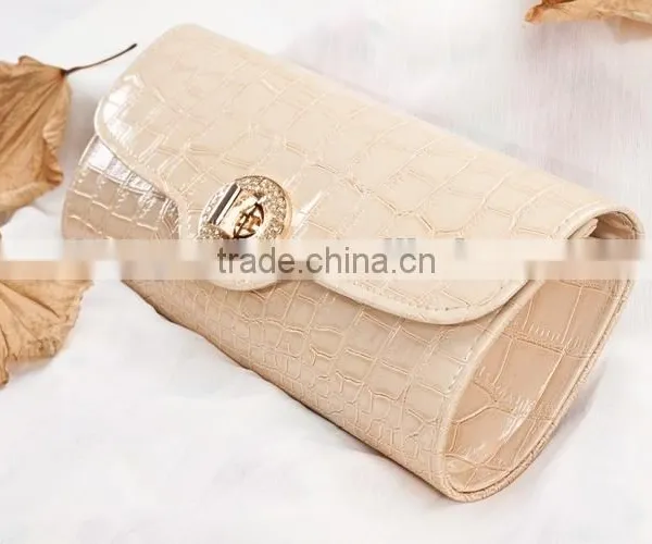 Fashion Croco PU Handbag Evening Bag photo-2