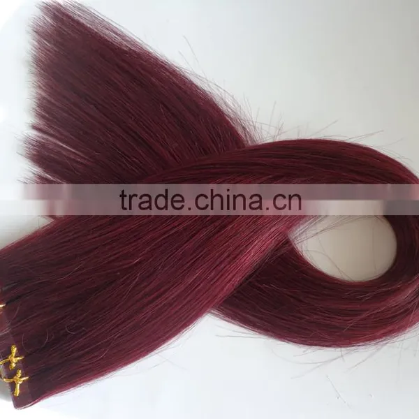100% Remy Human Hair no Short Hair Inside Double Drawn Hair Extensions photo-6