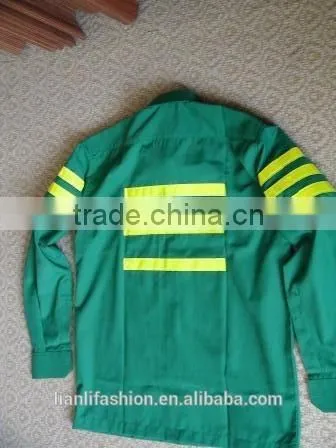 Green or Blue Ployester Cotton High Quality Wholesale Fashion Europe Market Workwear Overall Work Cloth