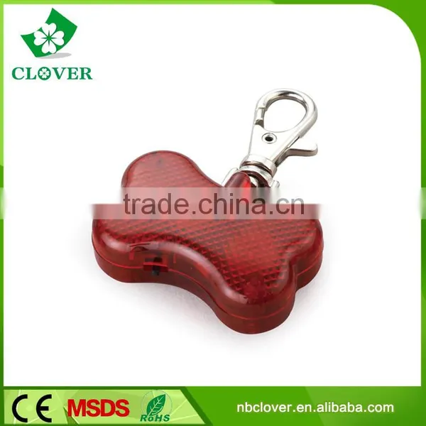 Bone Shape Pet 2 Led Flashlight Plastic Material Led Keychain photo-2