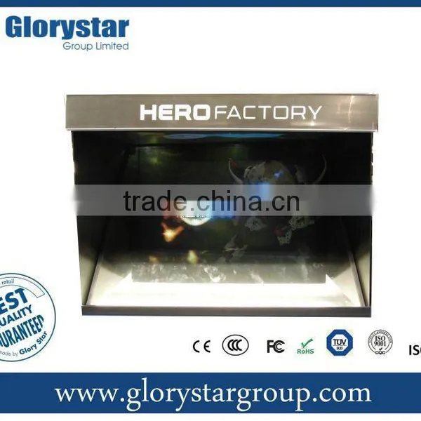 3D holo display showcase /3d hologram technology/hologram machine/display stands for mall advertising display