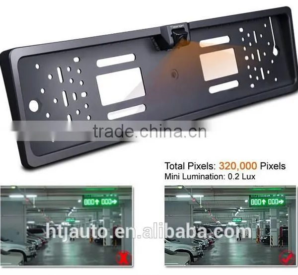 Night Vision License Plate Camera EU European Car Backup Camera photo-6